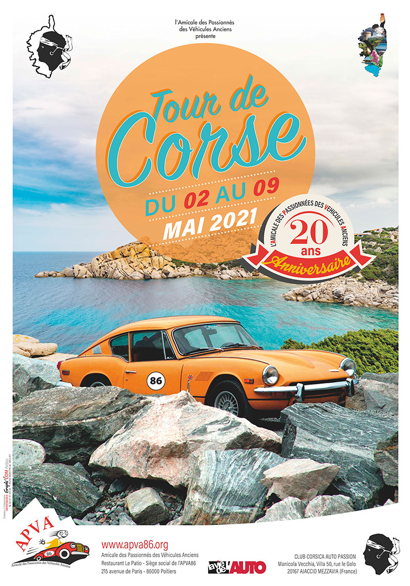 Affiche Tour de Corse 2021